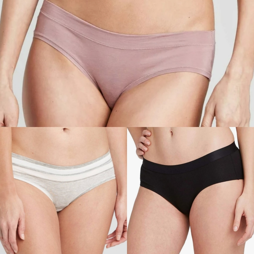 3 Pair Auden Comfort Hipster Underwear